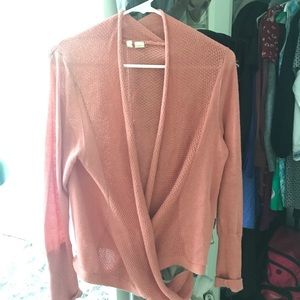 Anthropologie criss cross convertible sweater